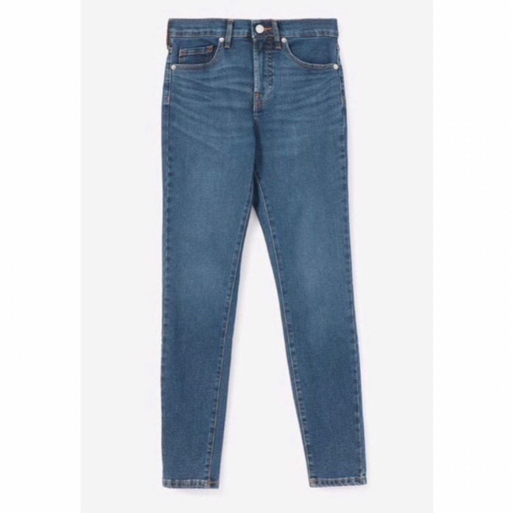 Everlane Mid Rise Ankle Skinny Denim Jeans 25 New With Tags